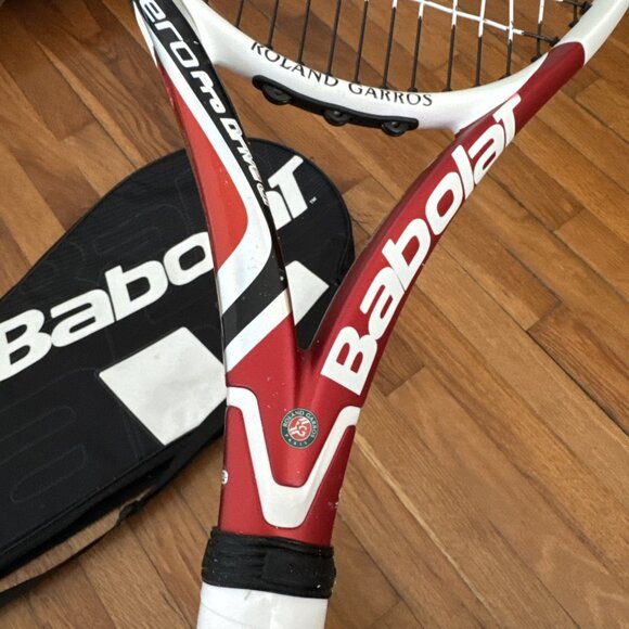 Babolat Aero Pro Drive Jr French Open Roland Garros 4 0/8 Grip Tennis Racket - Picture 4 of 13
